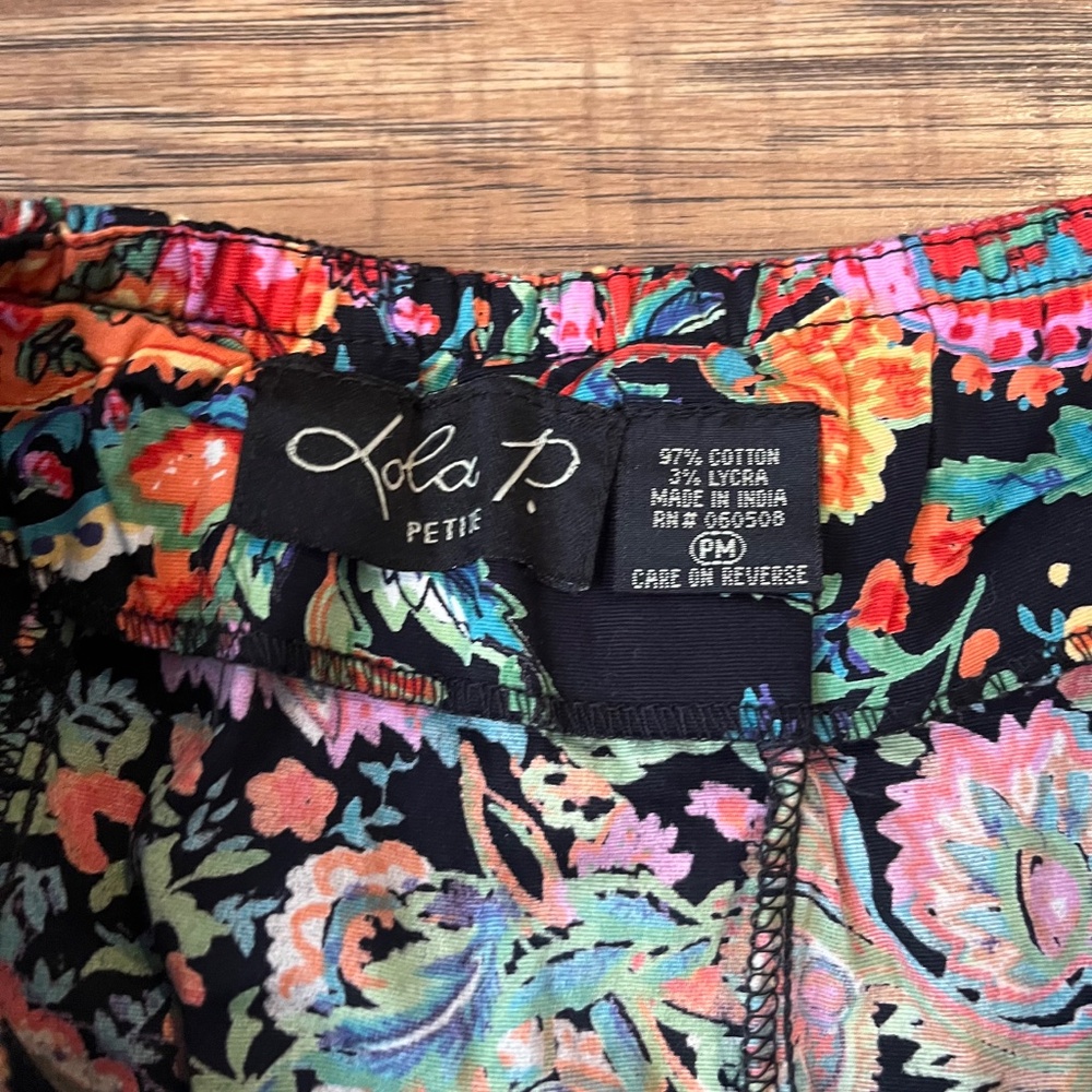 Colourful Womens Paisley Midi Skirt Cotton Cottagecore Boho Whimsigoth Medium - Picture 5 of 6